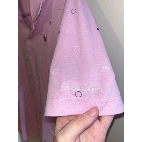 Puma x Arnold Palmer Pink Golf Polo Men's Medium - Picture 3 of 4